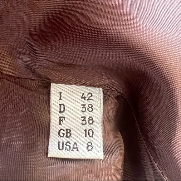 Cheap and Chic by Moschino Military Style Dark Brown Wool Blend Blazer. Size 8 - Picture 12 of 16